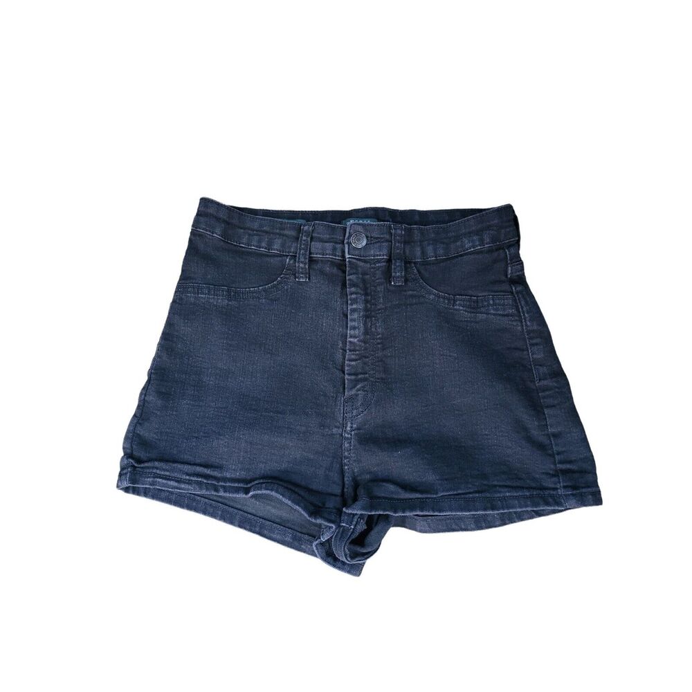 Wild Fable‎ Denim Shorts 10/30 Womens High Rise Black Zip Up Casual